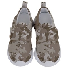 Tan Army Camouflage Kids  Velcro No Lace Shoes by mccallacoulture