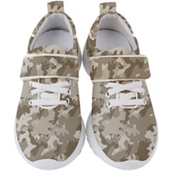 Tan Army Camouflage Kids  Velcro Strap Shoes by mccallacoulture