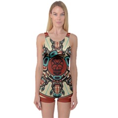 Grateful Dead Pacific Northwest Cover One Piece Boyleg Swimsuit by Sapixe