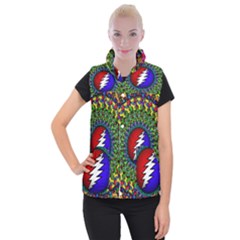 Grateful Dead Women s Button Up Vest by Sapixe