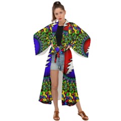 Grateful Dead Maxi Kimono by Sapixe