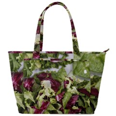 Salad Lettuce Vegetable Back Pocket Shoulder Bag  by Sapixe