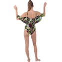 Salad Lettuce Vegetable Drape Piece Swimsuit View2