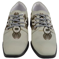 One Island Two Horizons For One Woman Women Heeled Oxford Shoes by pepitasart