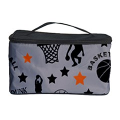 Slam Dunk Basketball Gray Cosmetic Storage by mccallacoulturesports