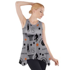 Slam Dunk Basketball Gray Side Drop Tank Tunic by mccallacoulturesports