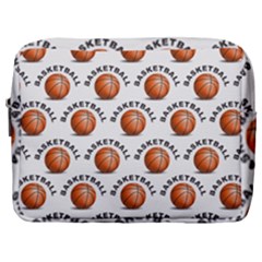 Orange Basketballs Make Up Pouch (large) by mccallacoulturesports