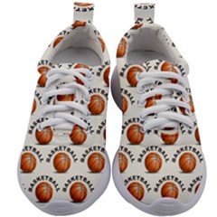 Orange Basketballs Kids Athletic Shoes by mccallacoulturesports