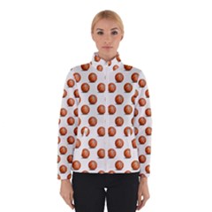 Orange Basketballs Winter Jacket by mccallacoulturesports