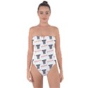 Slam Dunk Baskelball Baskets Tie Back One Piece Swimsuit View1