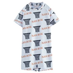 Slam Dunk Baskelball Baskets Kids  Boyleg Half Suit Swimwear by mccallacoulturesports