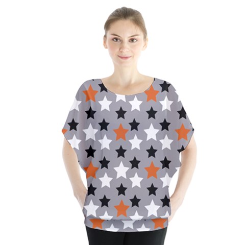 All Star Basketball Batwing Chiffon Blouse by mccallacoulturesports