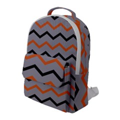 Basketball Thin Chevron Flap Pocket Backpack (large) by mccallacoulturesports