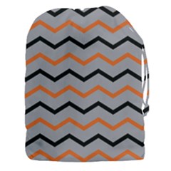 Basketball Thin Chevron Drawstring Pouch (3xl) by mccallacoulturesports