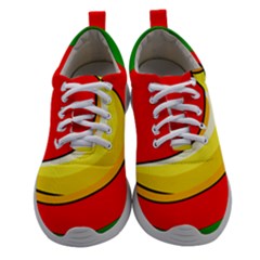 Banana Republic Flags Yellow Red Women Athletic Shoes by HermanTelo