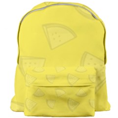 Yellow Pineapple Background Giant Full Print Backpack by HermanTelo