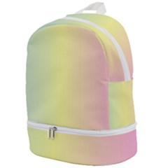 Vertical Rainbow Shade Zip Bottom Backpack by designsbymallika