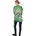 Music, Piano On A Heart Long Sleeve Velvet Kimono  View2