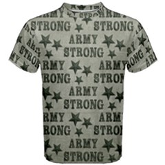 Army Stong Military Men s Cotton Tee by McCallaCoultureArmyShop