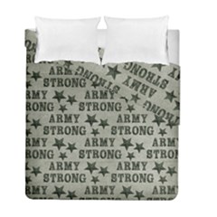 Army Stong Military Duvet Cover Double Side (full/ Double Size) by McCallaCoultureArmyShop