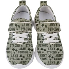 Army Stong Military Kids  Velcro Strap Shoes by McCallaCoultureArmyShop