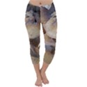 Close Up Mushroom Abstract Capri Winter Leggings  View1