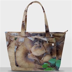 Close Up Mushroom Abstract Back Pocket Shoulder Bag  by Fractalsandkaleidoscopes