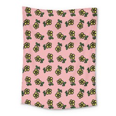 Daisy Pink Medium Tapestry by snowwhitegirl