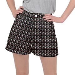 Chrix Pat Black Ripstop Shorts by snowwhitegirl