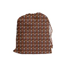 Chrix Pat Russet Drawstring Pouch (large) by snowwhitegirl