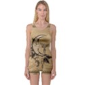 Deer On A Mooon One Piece Boyleg Swimsuit View1