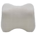 Aesthetic Black and White grid paper imitation Velour Head Support Cushion View1