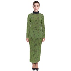 Groyper Pepe The Frog Original Meme Funny Kekistan Green Pattern Turtleneck Maxi Dress by snek