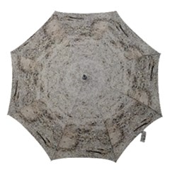 Sand Abstract Hook Handle Umbrellas (medium) by Fractalsandkaleidoscopes