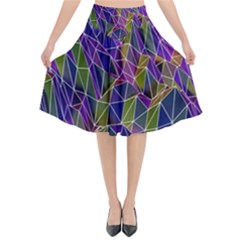 Ab 162 Flared Midi Skirt by ArtworkByPatrick