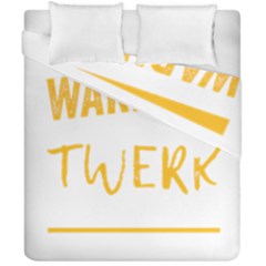 Twerking T-shirt Best Dancer Lovers & Twirken Twerken Gift | Booty Shake Dance Twerken Present | Twerkin Shirt Twerking Tee Duvet Cover Double Side (california King Size) by reckmeck