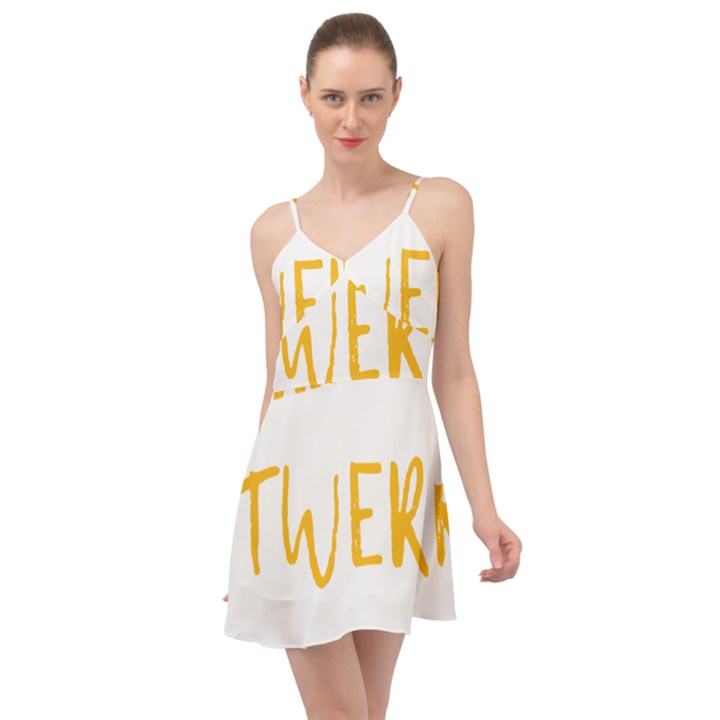 Twerking T-Shirt best dancer lovers & twirken twerken gift | Booty Shake Dance Twerken present | twerkin Shirt twerking tee Summer Time Chiffon Dress