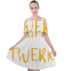 Twerking T-shirt Best Dancer Lovers & Twirken Twerken Gift | Booty Shake Dance Twerken Present | Twerkin Shirt Twerking Tee Cut Out Shoulders Chiffon Dress by reckmeck