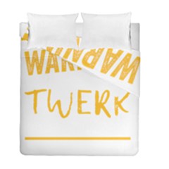 Twerking T-shirt Best Dancer Lovers & Twirken Twerken Gift | Booty Shake Dance Twerken Present | Twerkin Shirt Twerking Tee Duvet Cover Double Side (full/ Double Size) by reckmeck