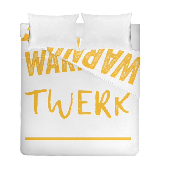 Twerking T-Shirt best dancer lovers & twirken twerken gift | Booty Shake Dance Twerken present | twerkin Shirt twerking tee Duvet Cover Double Side (Full/ Double Size)