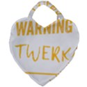 Twerking T-Shirt best dancer lovers & twirken twerken gift | Booty Shake Dance Twerken present | twerkin Shirt twerking tee Giant Heart Shaped Tote View1