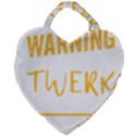 Twerking T-Shirt best dancer lovers & twirken twerken gift | Booty Shake Dance Twerken present | twerkin Shirt twerking tee Giant Heart Shaped Tote View2