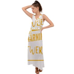 Twerking T-shirt Best Dancer Lovers & Twirken Twerken Gift | Booty Shake Dance Twerken Present | Twerkin Shirt Twerking Tee V-neck Chiffon Maxi Dress by reckmeck