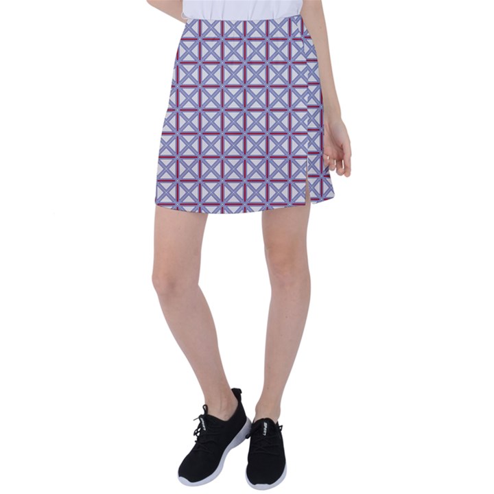 DF Donos Grid Tennis Skirt