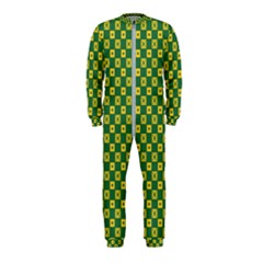 Df Green Domino Onepiece Jumpsuit (kids) by deformigo