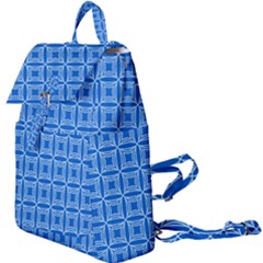 Df Blue Woollister Buckle Everyday Backpack by deformigo