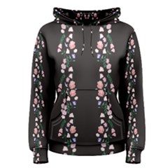 I Love Pink Flowers 1 Women s Pullover Hoodie by fabqa