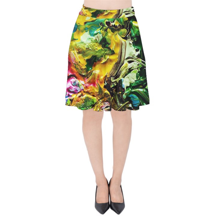 Alice Walk 1 1 Velvet High Waist Skirt