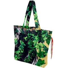 Plants 1 2 Drawstring Tote Bag by bestdesignintheworld