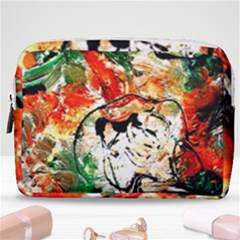 Lilies In A Vase 1 4 Make Up Pouch (medium) by bestdesignintheworld